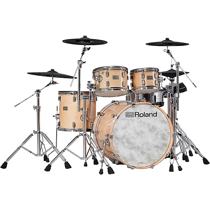 Roland VAD706 V Drums Acoustic Design Drum Kit Gloss Natural Finish