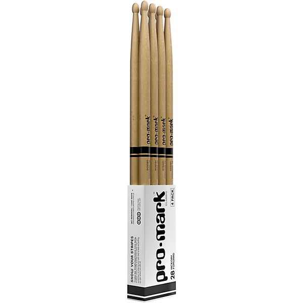 Classic Forward Hickory Oval Wood Tip 4 Pack 2B Wood