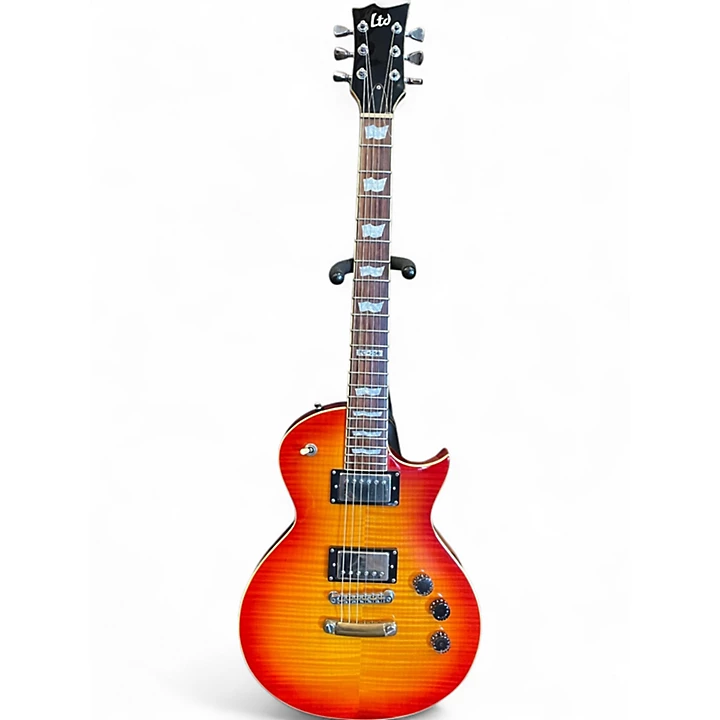 Used 2015 Ltd EC 256 2 Color Sunburst Solid Body Electric Guitar