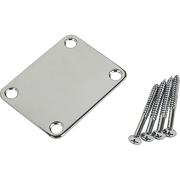 4 Screw Neck Plate Chrome