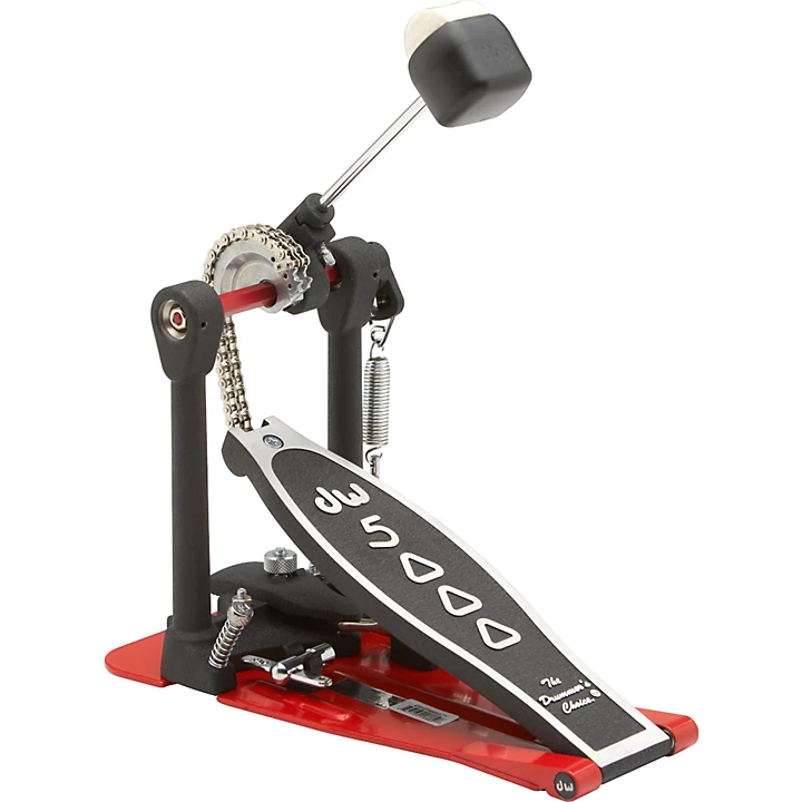 Heel Less Bass Drum Single Pedal w Bag