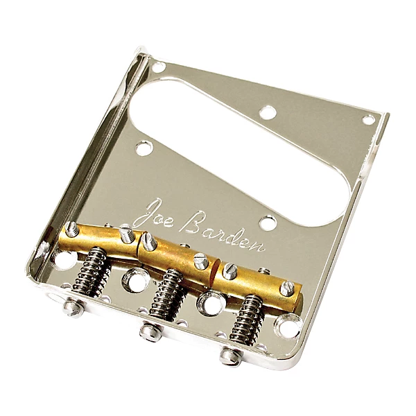 Barden Vintage Tele Bridgeplate and Saddle Kit Nickel