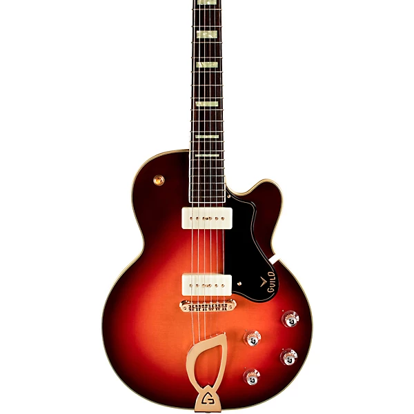 Guild M 75 Aristocrat Hollowbody Archtop Electric Guitar Antique Sunburst