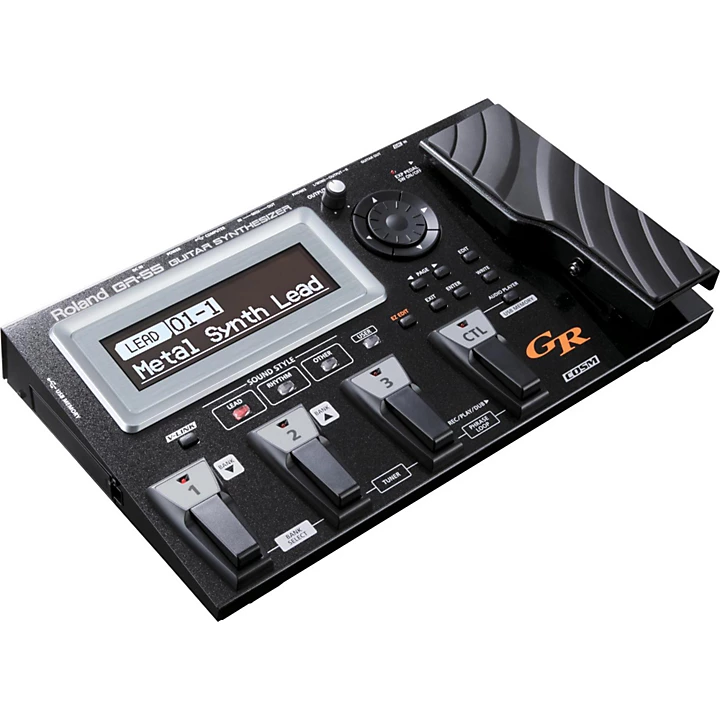 GR 55 Guitar Synthesizer Black With GK 3 Divided Pickup