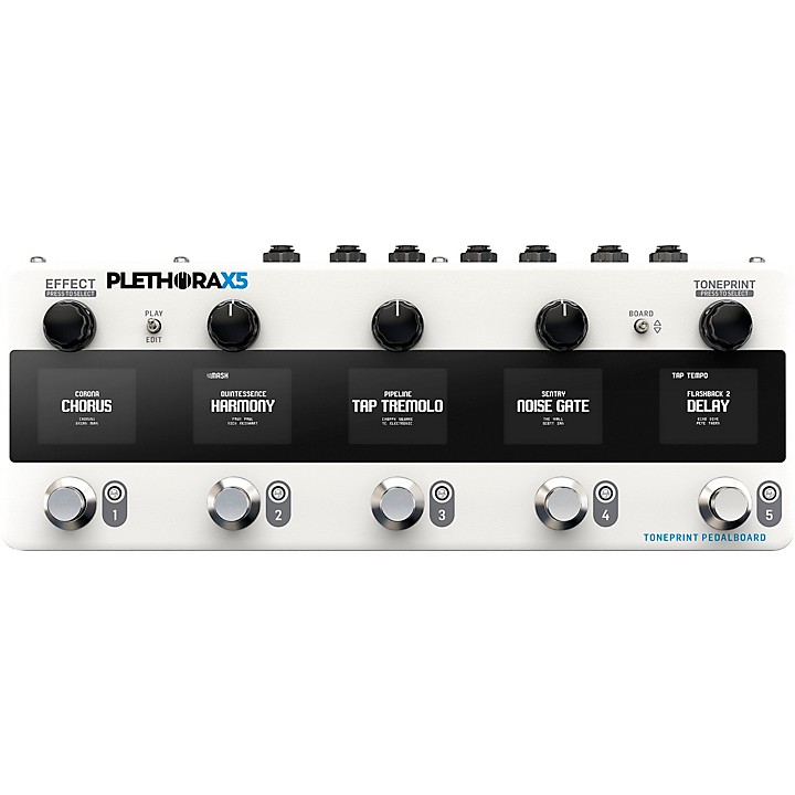 TC Electronic Plethora X5 Multi Effects Pedal White