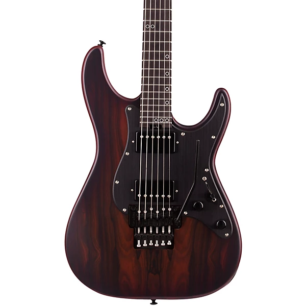 SVSS Exotic Ziricote 6 String Electric Guitar Natural