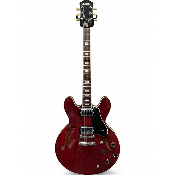 Used D'agostino 335s red wine Hollow Body Electric Guitar