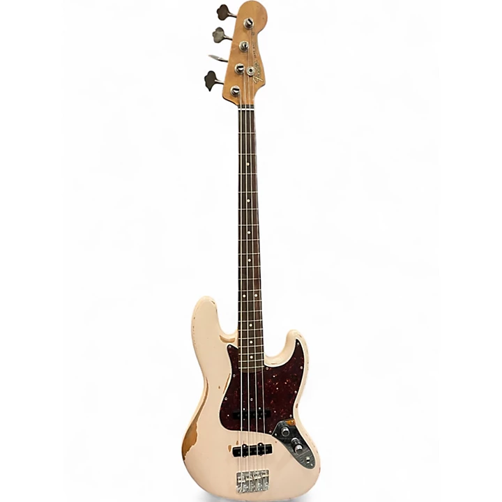 Fender Used Fender Flea Signature Jazz Bass Shell Pink Electric Bass Guitar