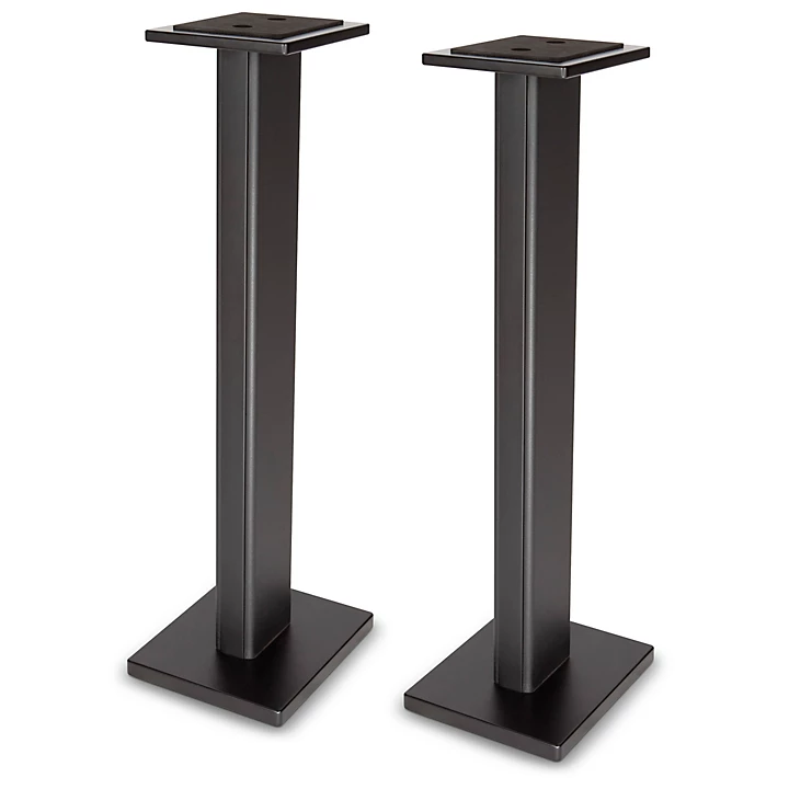 DRPRO SMS1BK Wood Studio Monitor Stand Pair Black
