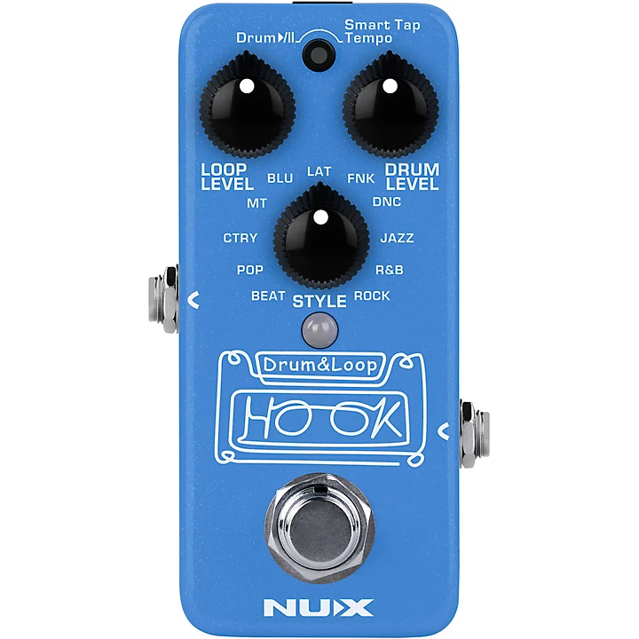 HOOK Drum and Loop Mini Effects Pedal Blue