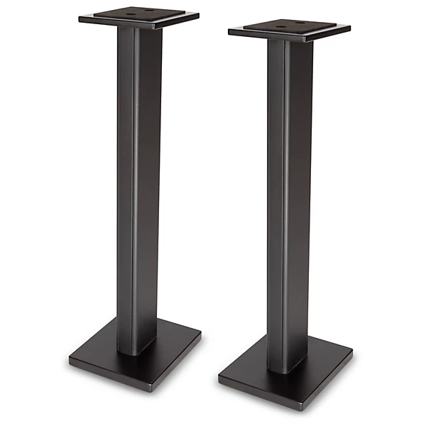 DRPRO SMS1BK Wood Studio Monitor Stand Pair Black