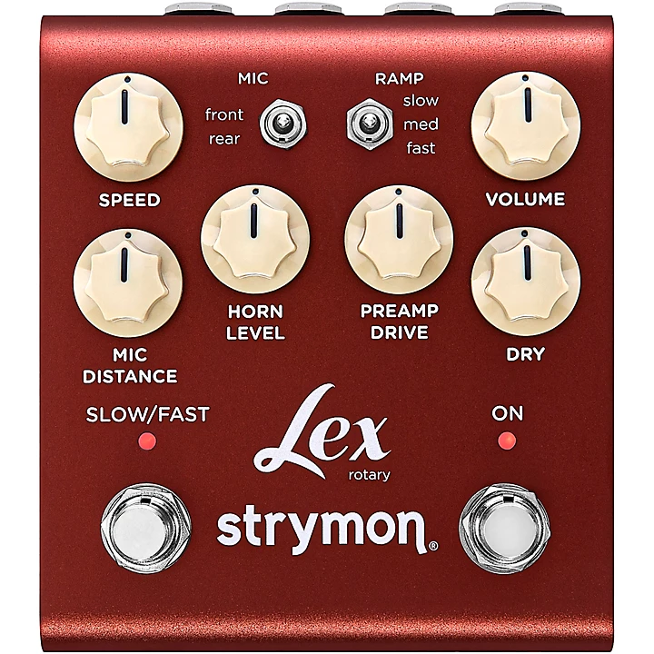 Lex v2 Rotating Speaker Simulator Effects Pedal Brown