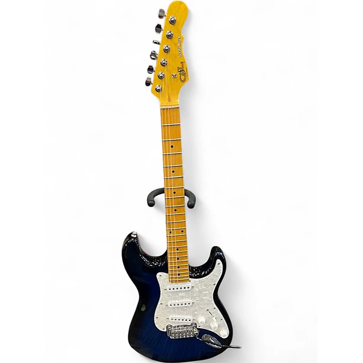 GL Used GL Tribute Legacy Blue Burst Solid Body Electric Guitar