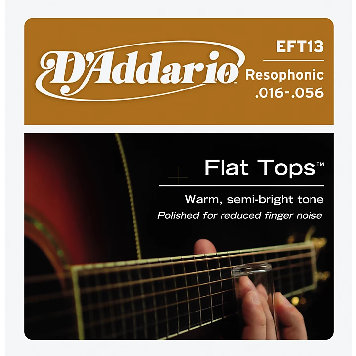 EFT13 Flat Top PB Resophonic Acoustic String Set