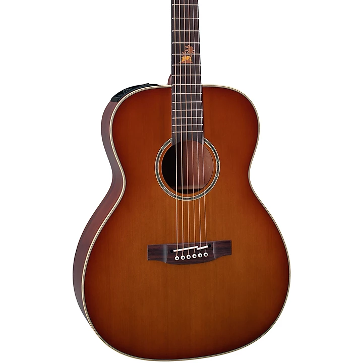Takamine TF77PT OM Legacy Series Koa Acoustic Electric Guitar Light Burst