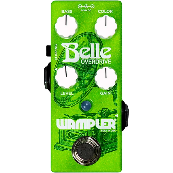 Belle Overdrive Effects Pedal Green
