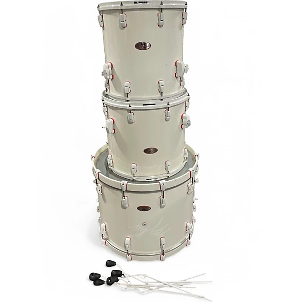 Pearl Used Pearl 3 Piece Reference Series White on White Drum Kit.gc