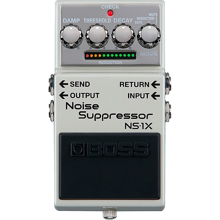 NS 1X Noise Suppressor Effects Pedal White