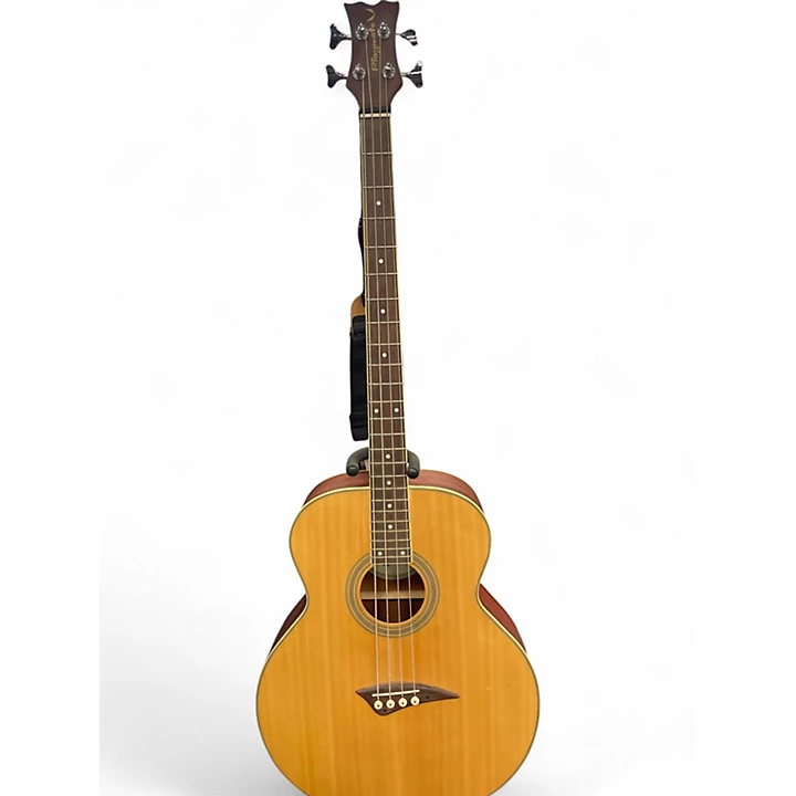 Used Dean playaeb Natural Acoustic Bass Guitar