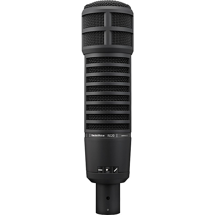 RE20 Dynamic Broadcast Microphone with Variable D Black