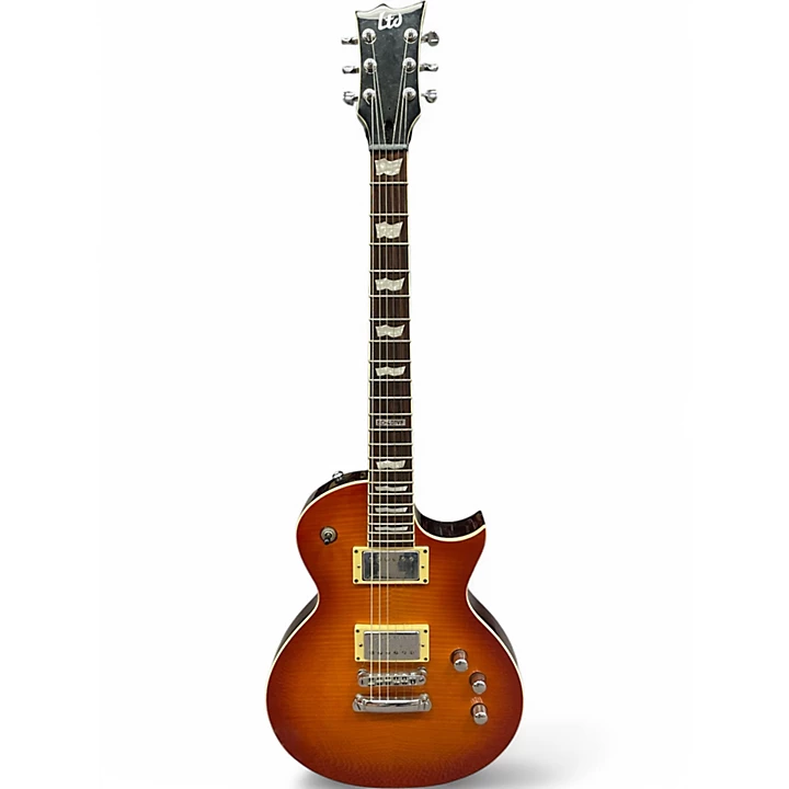 Used ESP LTD EC401VF Sunburst Solid Body Electric Guitar