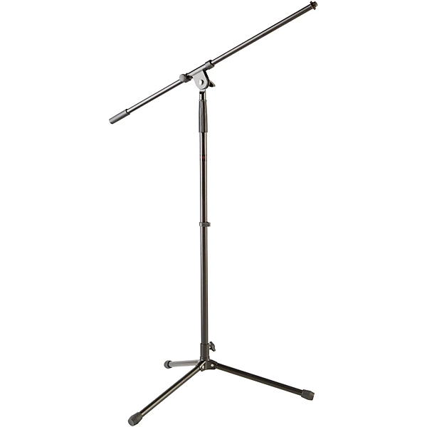 Tripod Mic Stand with Fixed Boom Black