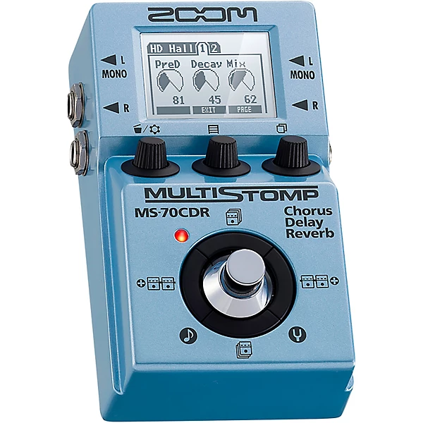 Zoom MS 70CDR MultiStomp Effects Pedal