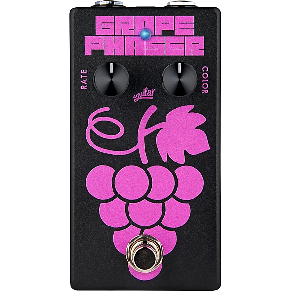 Grape Phaser Bass Effects Pedal Black