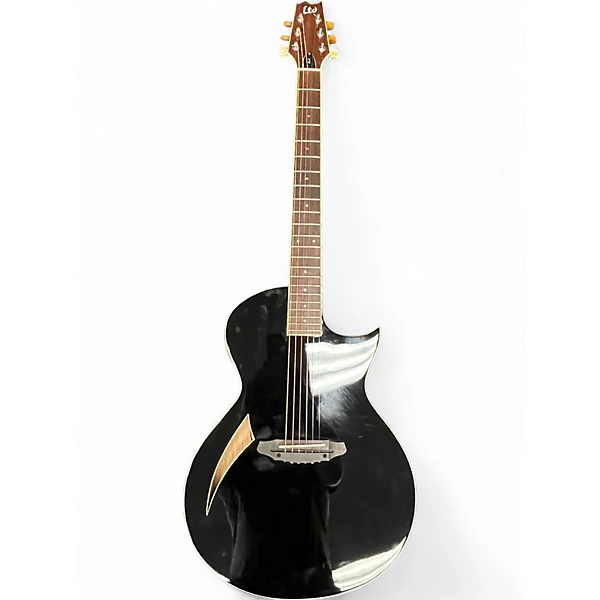 Used ESP LTD TL6 Black Acoustic Electric Guitar