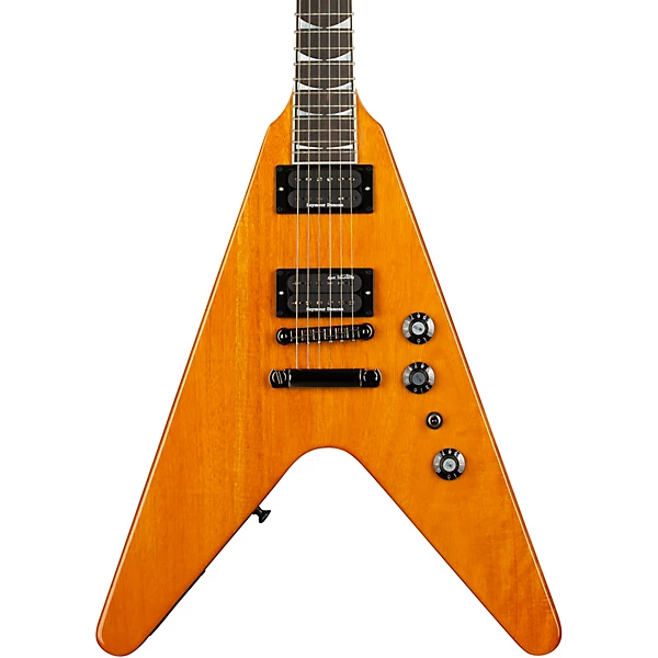 Dave Mustaine Flying V EXP Electric Guitar Antique Natural