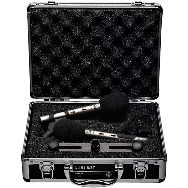 C451 B Small Diaphragm Condenser Microphone Matched Stereo Pair Black