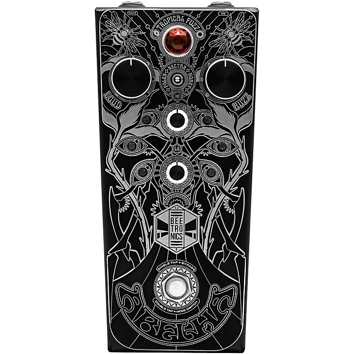 Beetronics FX Abelha Tropical Fuzz Effects Pedal Black Anodized
