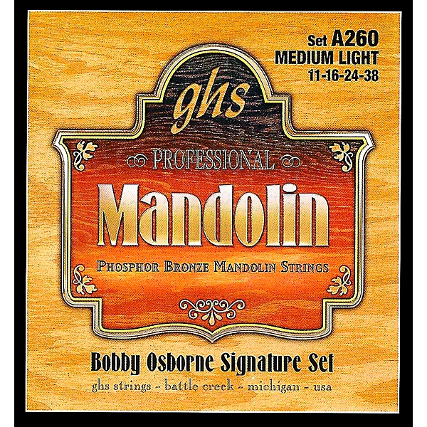 Phosphor Bronze Mandolin Strings Medium Light