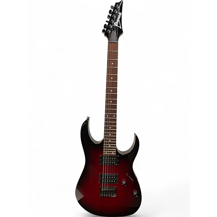 Used Ibanez RG421 RED Solid Body Electric Guitar