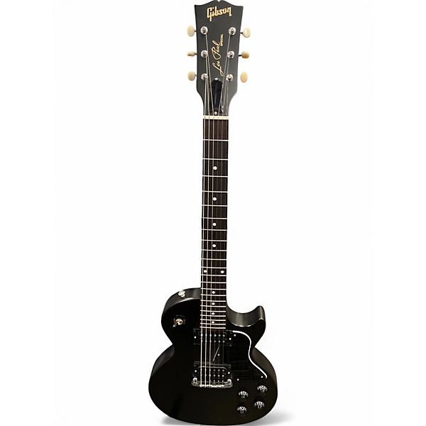 Used Gibson Les Paul Tribute Black Solid Body Electric Guitar