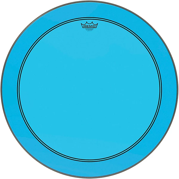Powerstroke P3 Colortone Blue Bass Drum Head 26 in