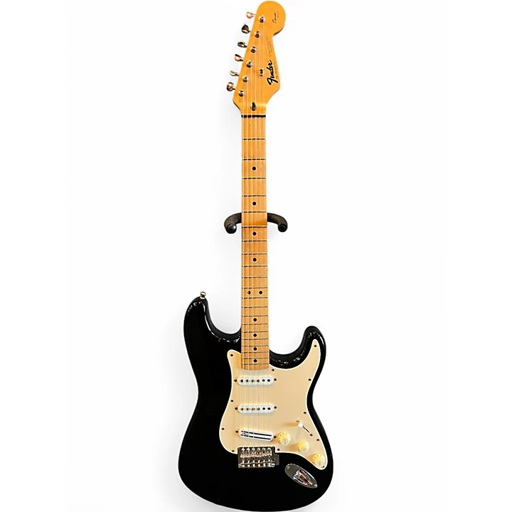 Used Fender Standard Stratocaster black Solid Body Electric Guitar