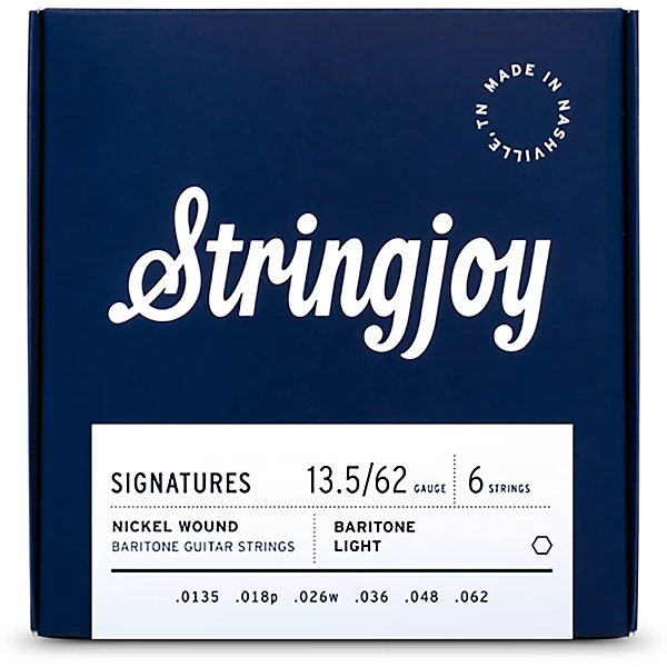 Signatures Baritone Nickel Wound Electric Guitar Strings