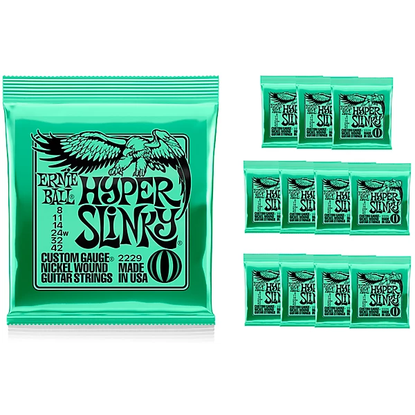 Hyper Slinky Electric Guitar Strings