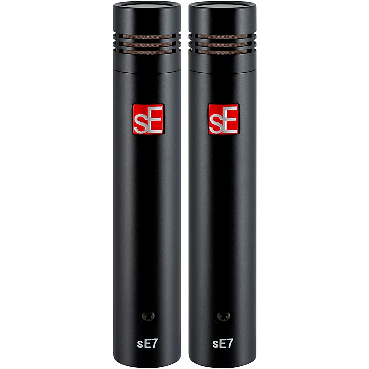 sE7 Small Diaphragm Condenser Microphone Matched Pair Black