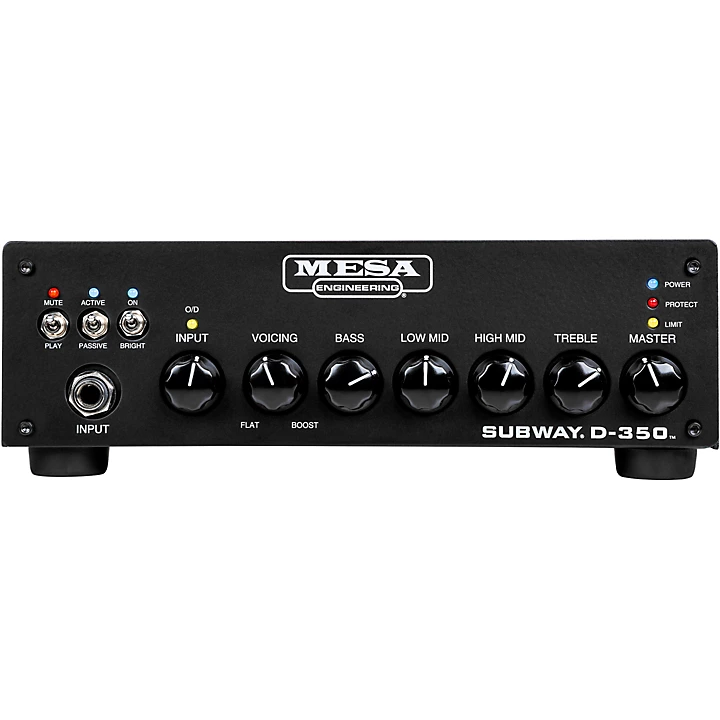 Subway D 350 Ultra Compact Solid State Bass Head Black