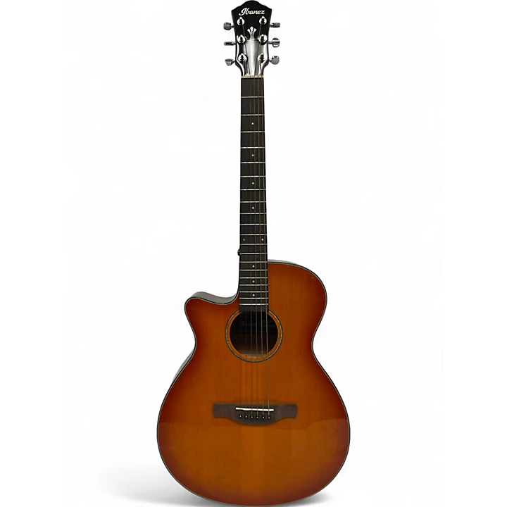 Used Ibanez AEG58L 3 Color Sunburst Acoustic Electric Guitar