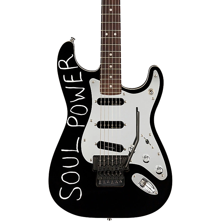 Tom Morello Soul Power Stratocaster Electric Guitar Black