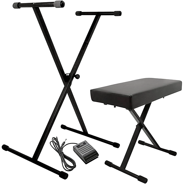 KPK6520 Keyboard Stand Bench Pack with Sustain Pedal