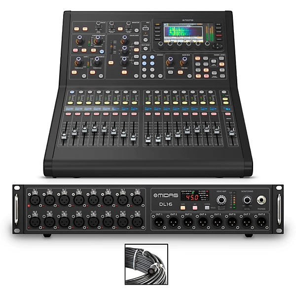 M32R LIVE Digital Mixer Bundle With DL16 Stage Box