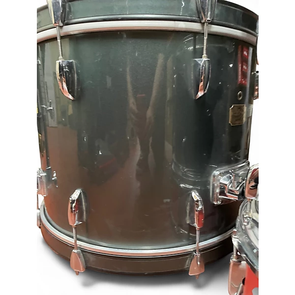 Pearl Used Pearl 7 Piece Export Gunmetal Gray Drum Kit.gc