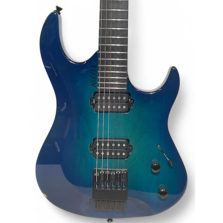 Kiesel Used Kiesel osiris Blue Burst Solid Body Electric Guitar