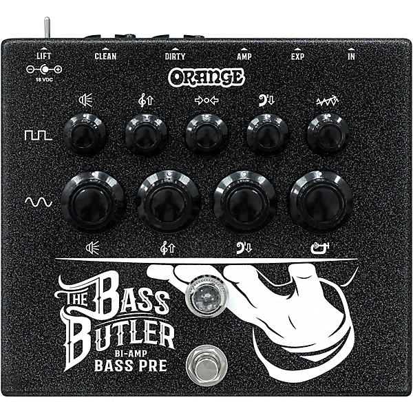 Bass Butler Bi Amping DI Pedal Black