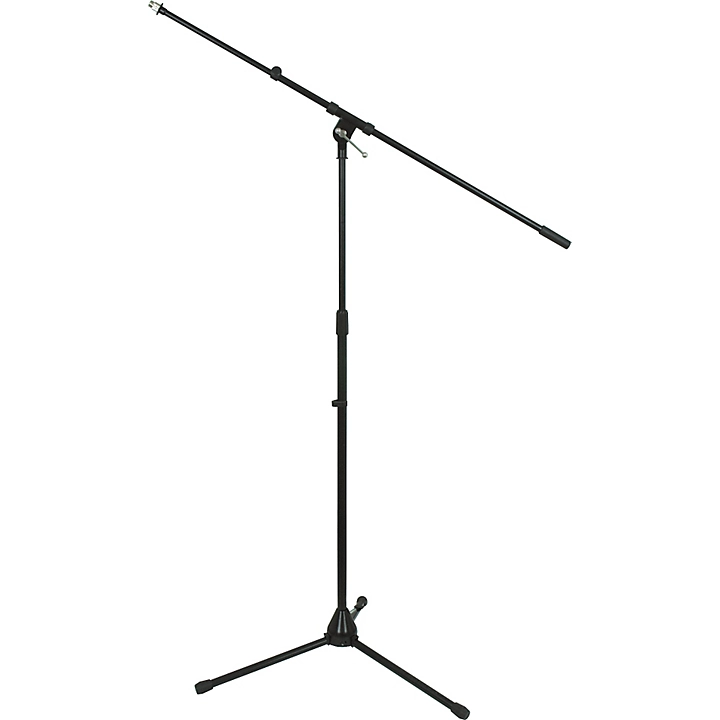 Tripod Mic Stand with Telescoping Boom Black