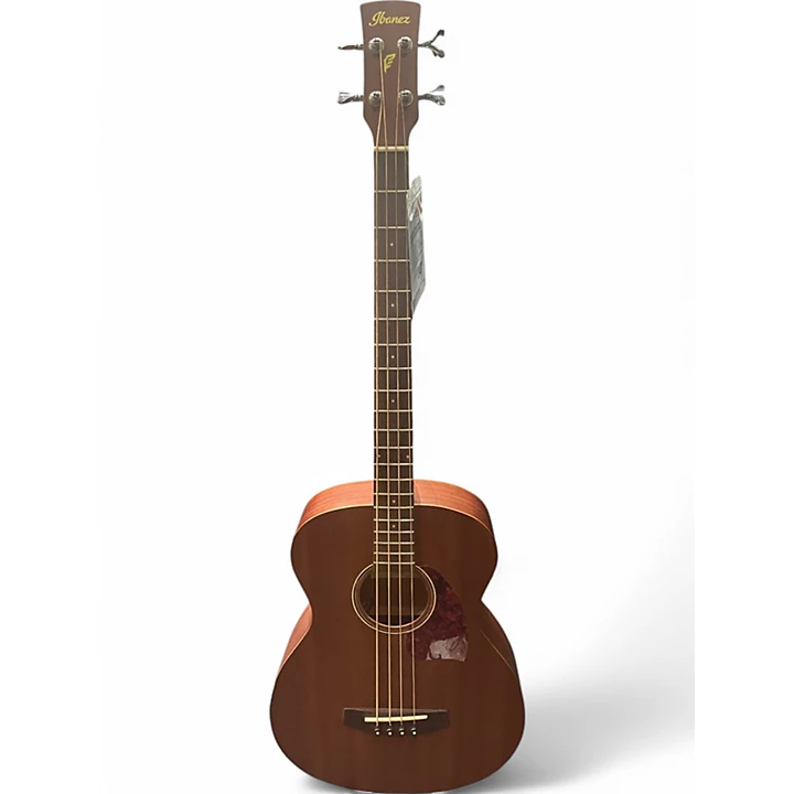 Ibanez Used Ibanez PCBE12MH OPN Mahogany Acoustic Bass Guitar